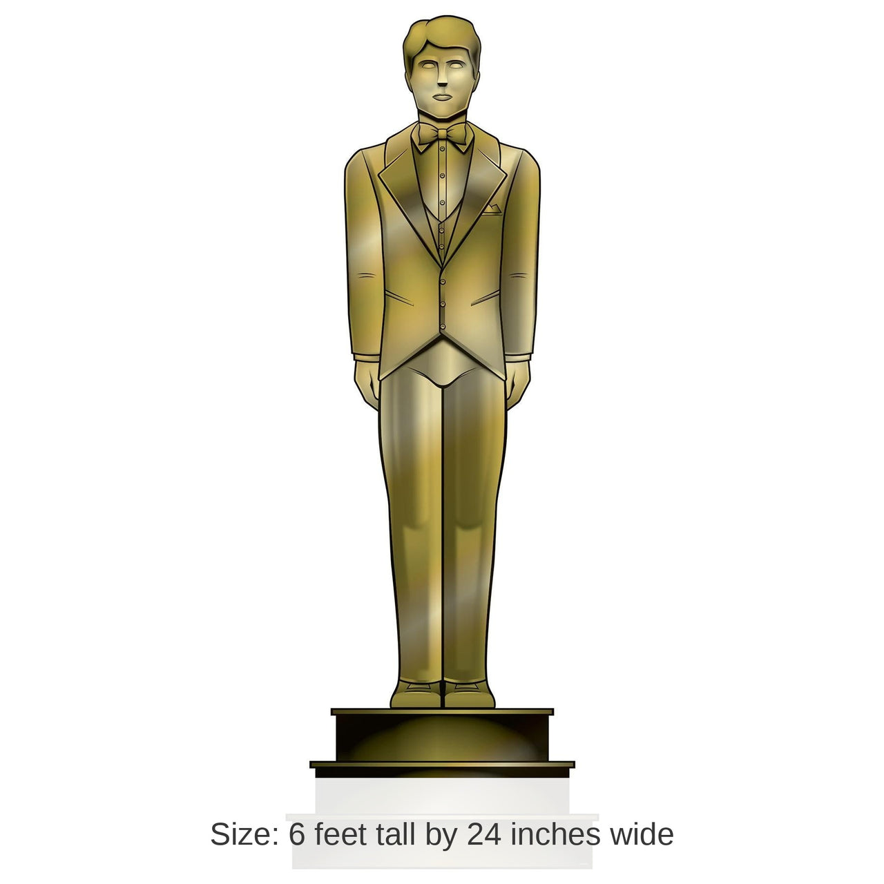 Red Carpet Male Statuette Party Stand-Up Decoration