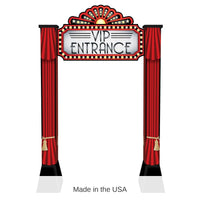 Red Carpet 3-D Party Archway Prop