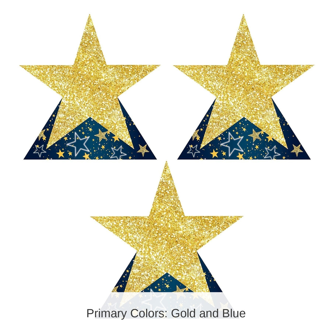 Starry Night Party 3-Piece Stand-Up Decoration