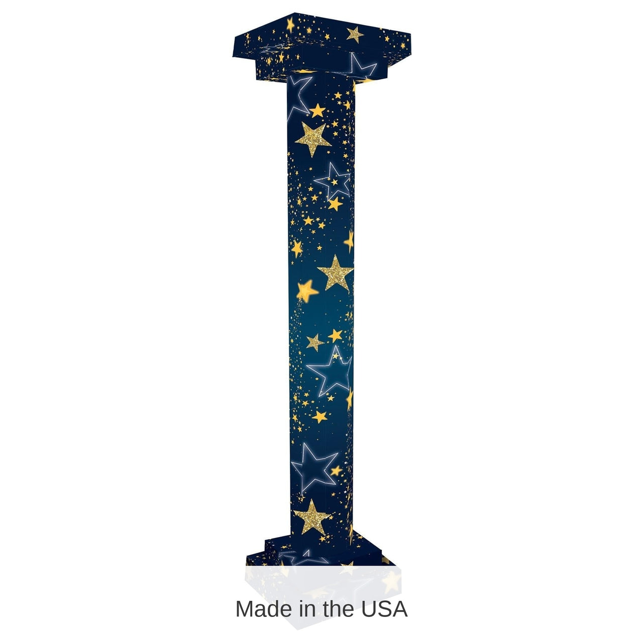 2 Pack Bulk Starry Night 3-D Tall Party Column Prop