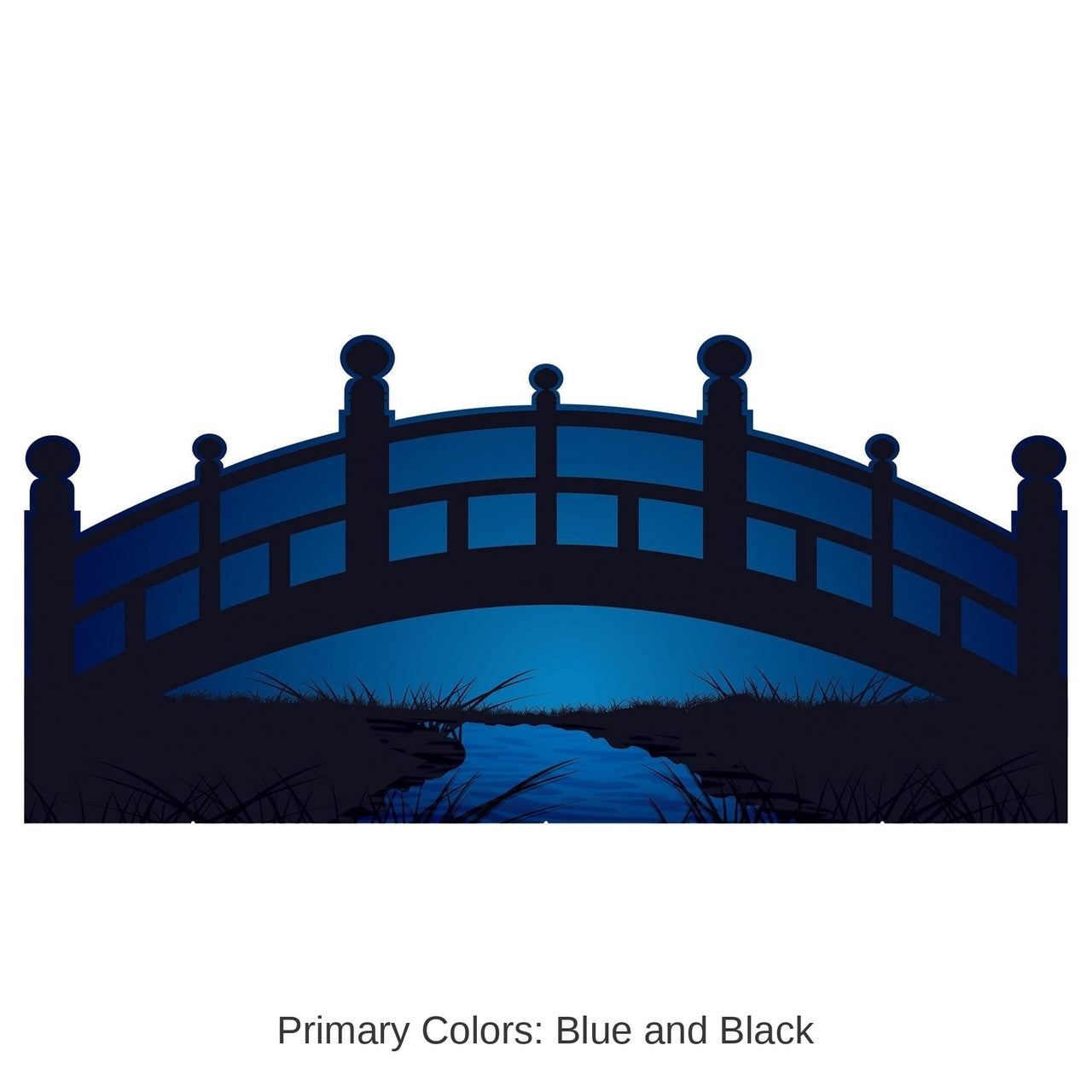 Starry Night Bridge Party Stand-Up Decoration