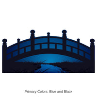 Starry Night Bridge Party Stand-Up Decoration