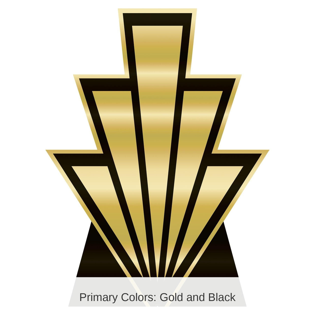 Roaring 20's Art Deco Party Stand-Up Decoration