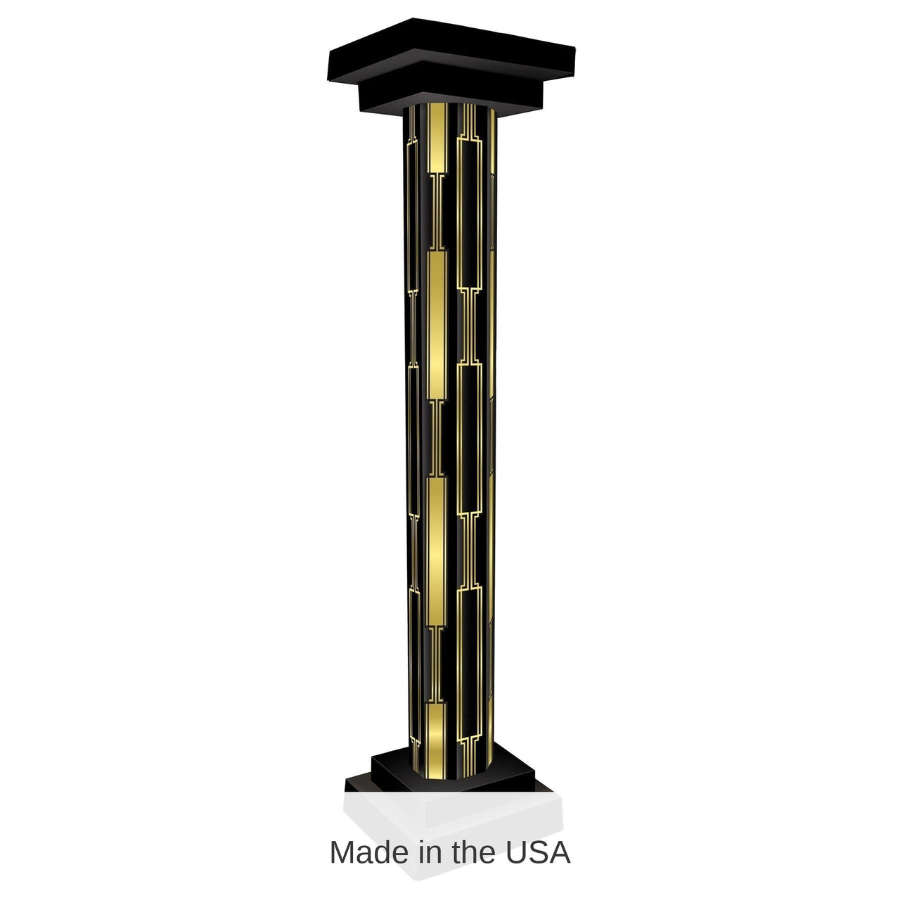 2 Pack Bulk Roaring 20's 3-D Tall Party Column Prop