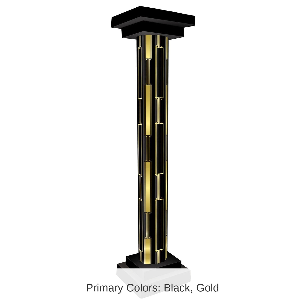 2 Pack Bulk Roaring 20's 3-D Tall Party Column Prop