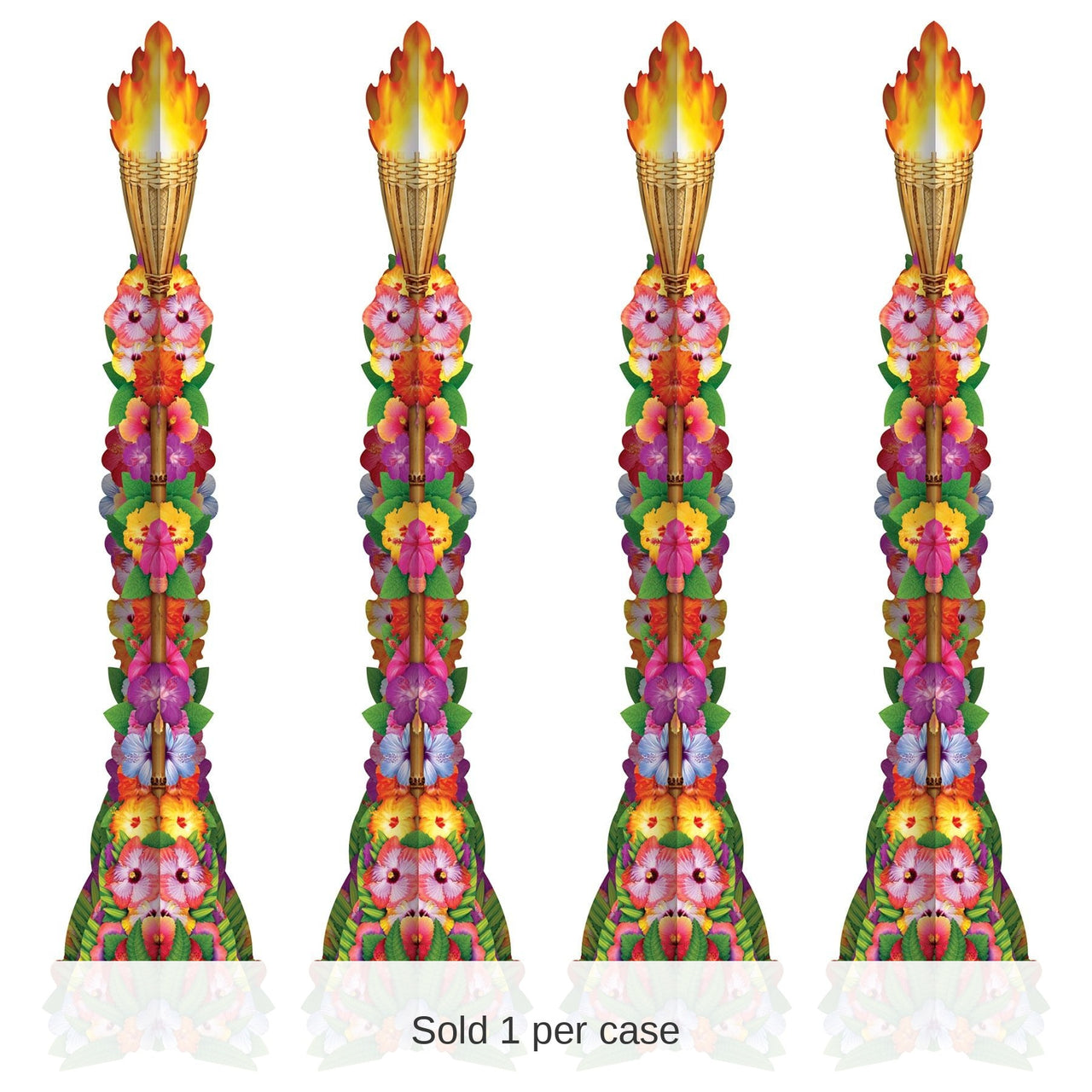 Luau 3-D Tiki Torch Props