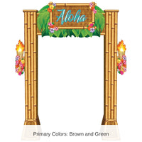 Luau 3-D Archway Prop