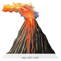 Luau Volcano Stand-Up Decoration