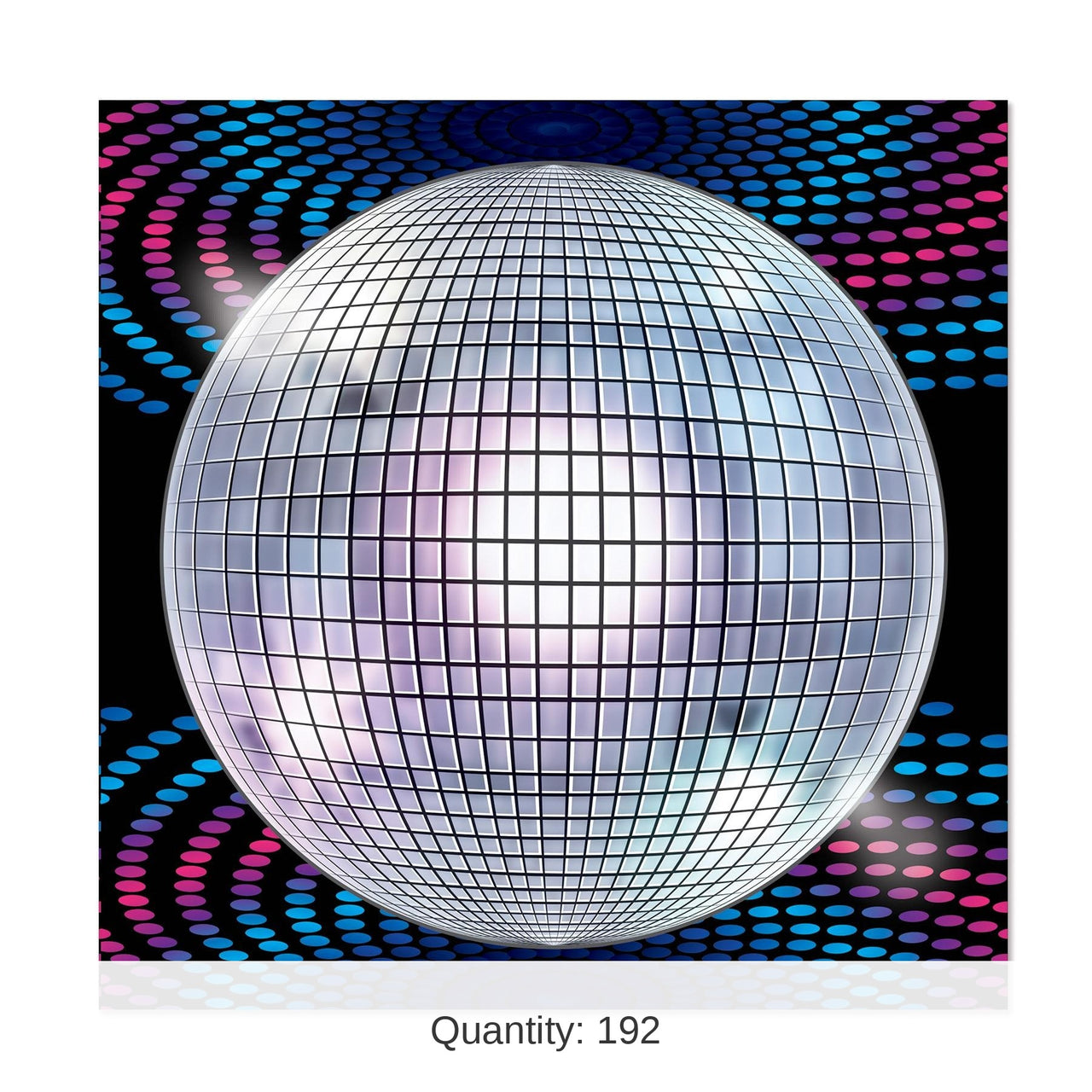 192 Pack Bulk Disco Ball Napkins