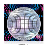 192 Pack Bulk Disco Ball Napkins