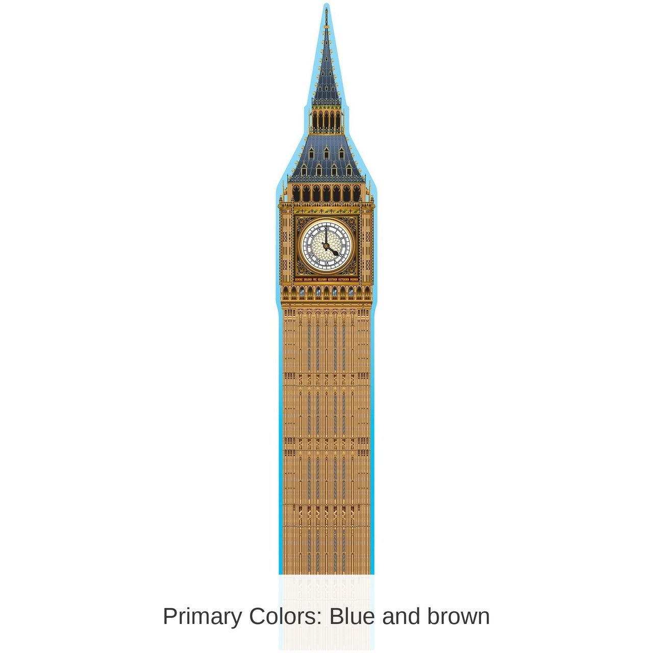 4 Pack Bulk Big Ben Stand-Up Decoration Decoration