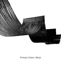 12 Pack Bulk 1-Ply Metallic Fringe Ceiling Curtain black