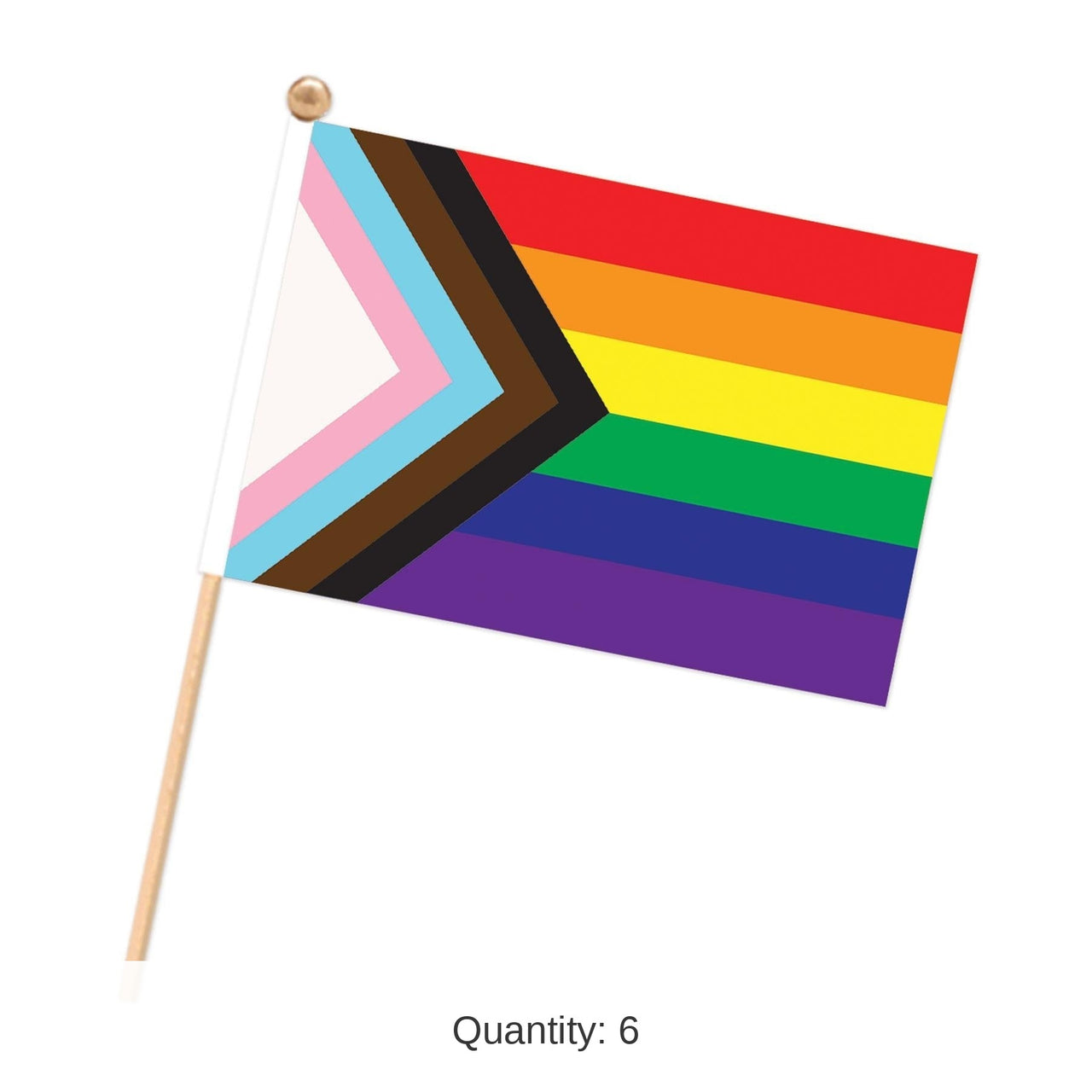 6 Pack Bulk Pkgd Pride Flags