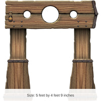 4 Pack Bulk Stockade Photo Prop Stand-Up Decoration