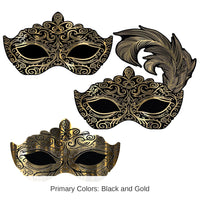 3 Pack Bulk Masquerade Mask Wall Decorations