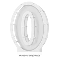 4 Pack Bulk Balloon Mosaic Number 0 Frame