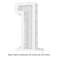 4 Pack Bulk Balloon Mosaic Number 1 Frame