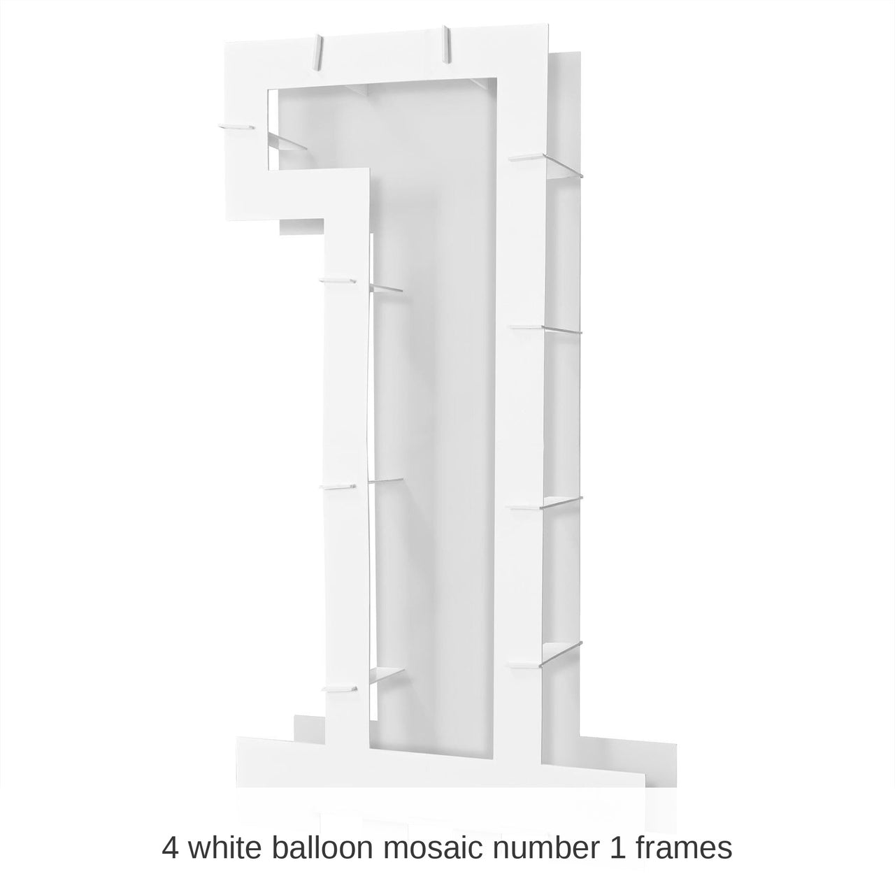 4 Pack Bulk Balloon Mosaic Number 1 Frame