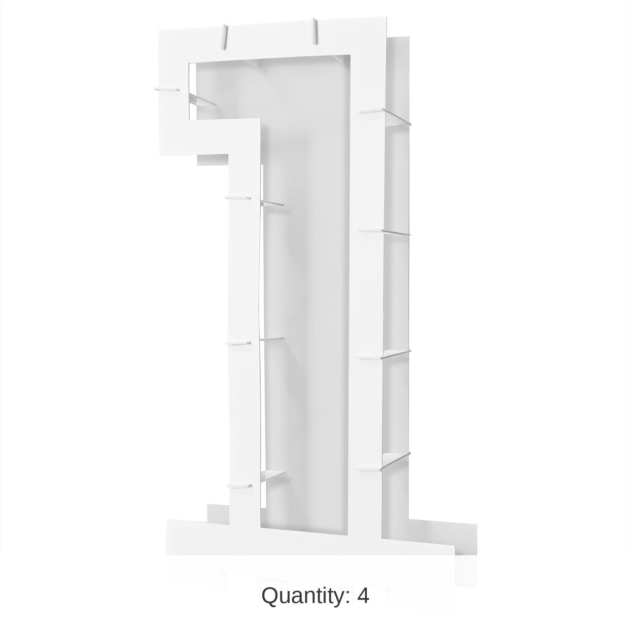 4 Pack Bulk Balloon Mosaic Number 1 Frame