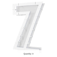 4 Pack Bulk Balloon Mosaic Number 7 Frame