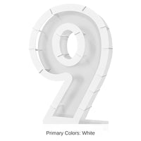 4 Pack Bulk Balloon Mosaic Number 9 Frame