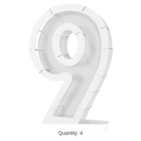 4 Pack Bulk Balloon Mosaic Number 9 Frame