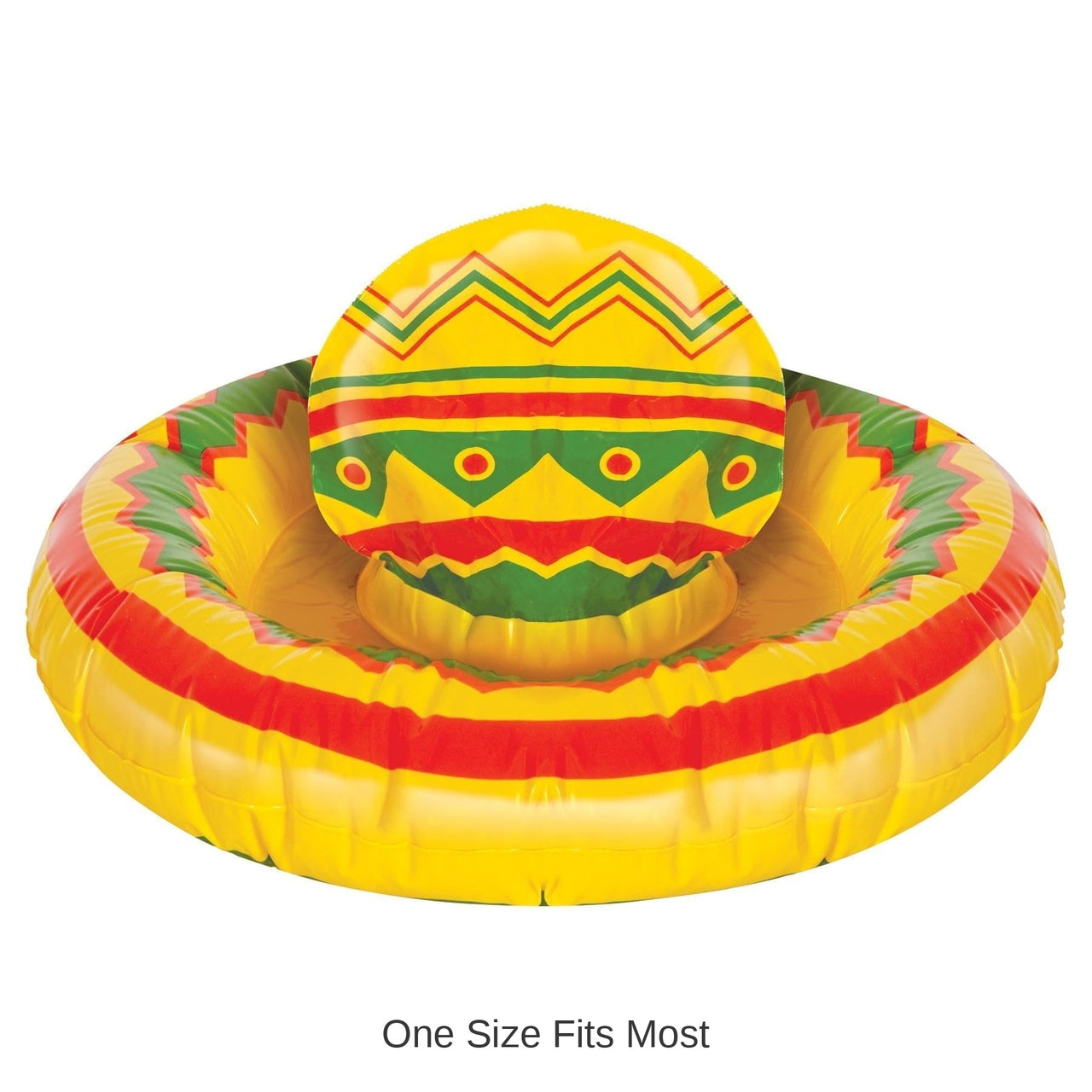 12 Pack Bulk Inflatable Sombrero
