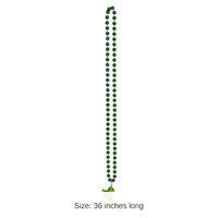 12 Pack Bulk Bead Necklace with Bobble Alligator Medallion