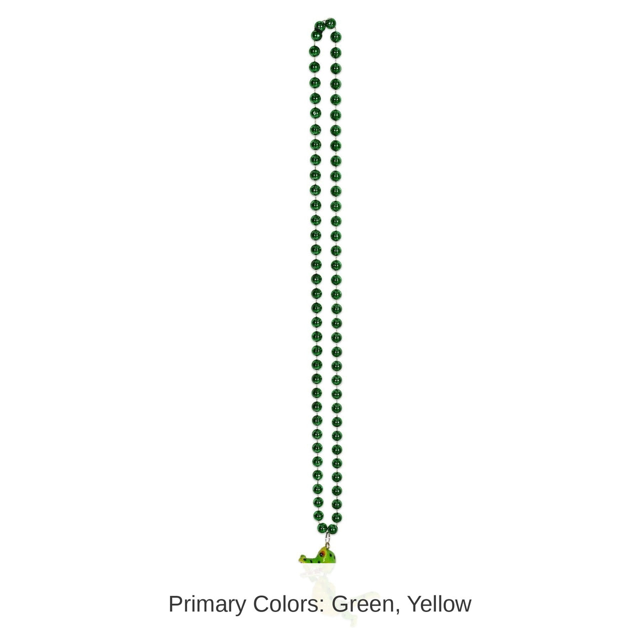 12 Pack Bulk Bead Necklace with Bobble Alligator Medallion
