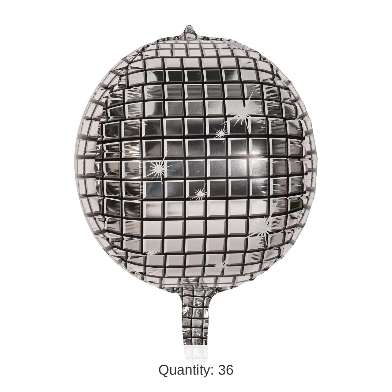36 Pack Bulk Disco Ball Balloons