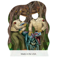 4 Pack Bulk Dinosaur Wranglers Photo Prop Stand-Up Decoration