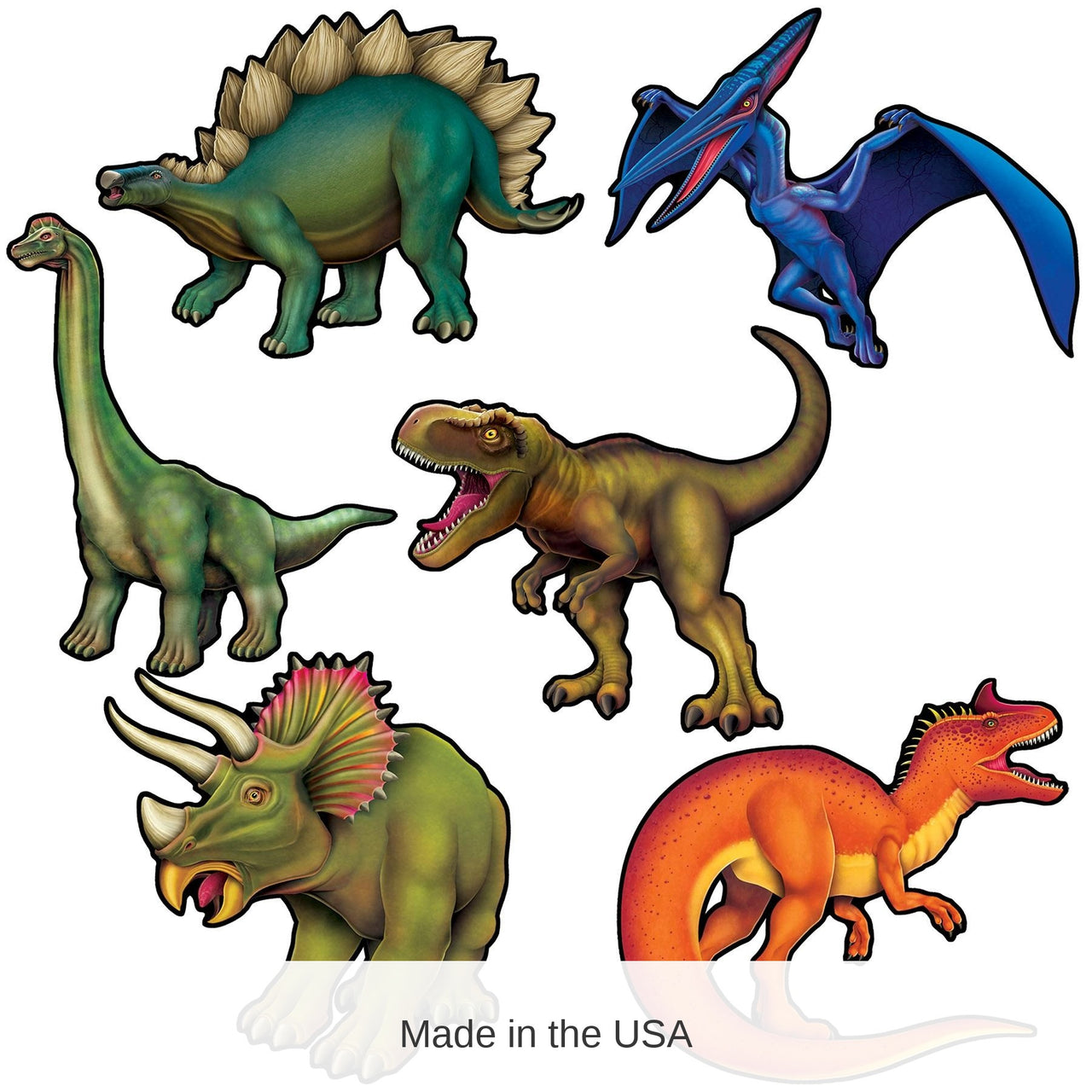 12 Packs Bulk Dinosaur Stickers 6/Pack