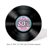 4 Pack Bulk Record Stand-Up Decoration