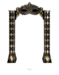 Masquerade 3-D Archway Prop