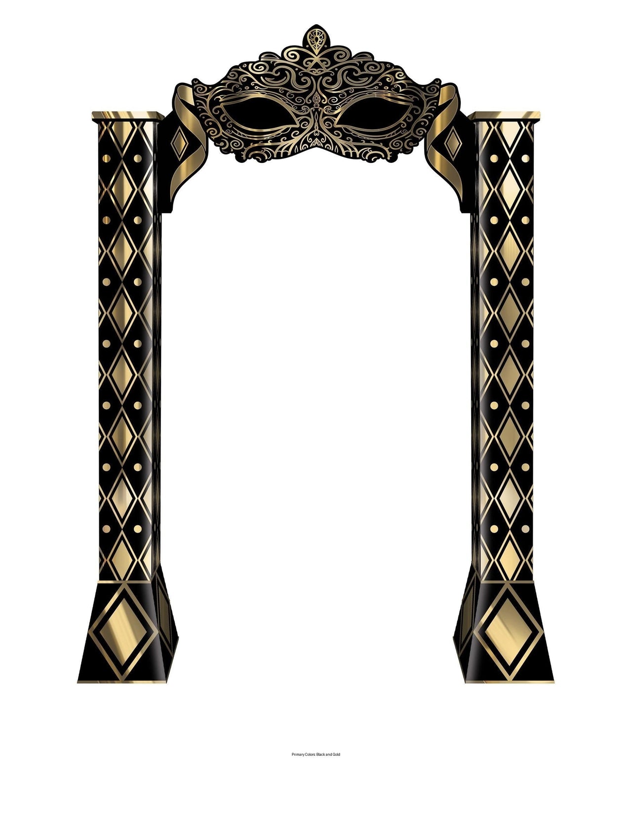 Masquerade 3-D Archway Prop