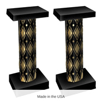 2 Pack Bulk Masquerade 3-D Short Column Props