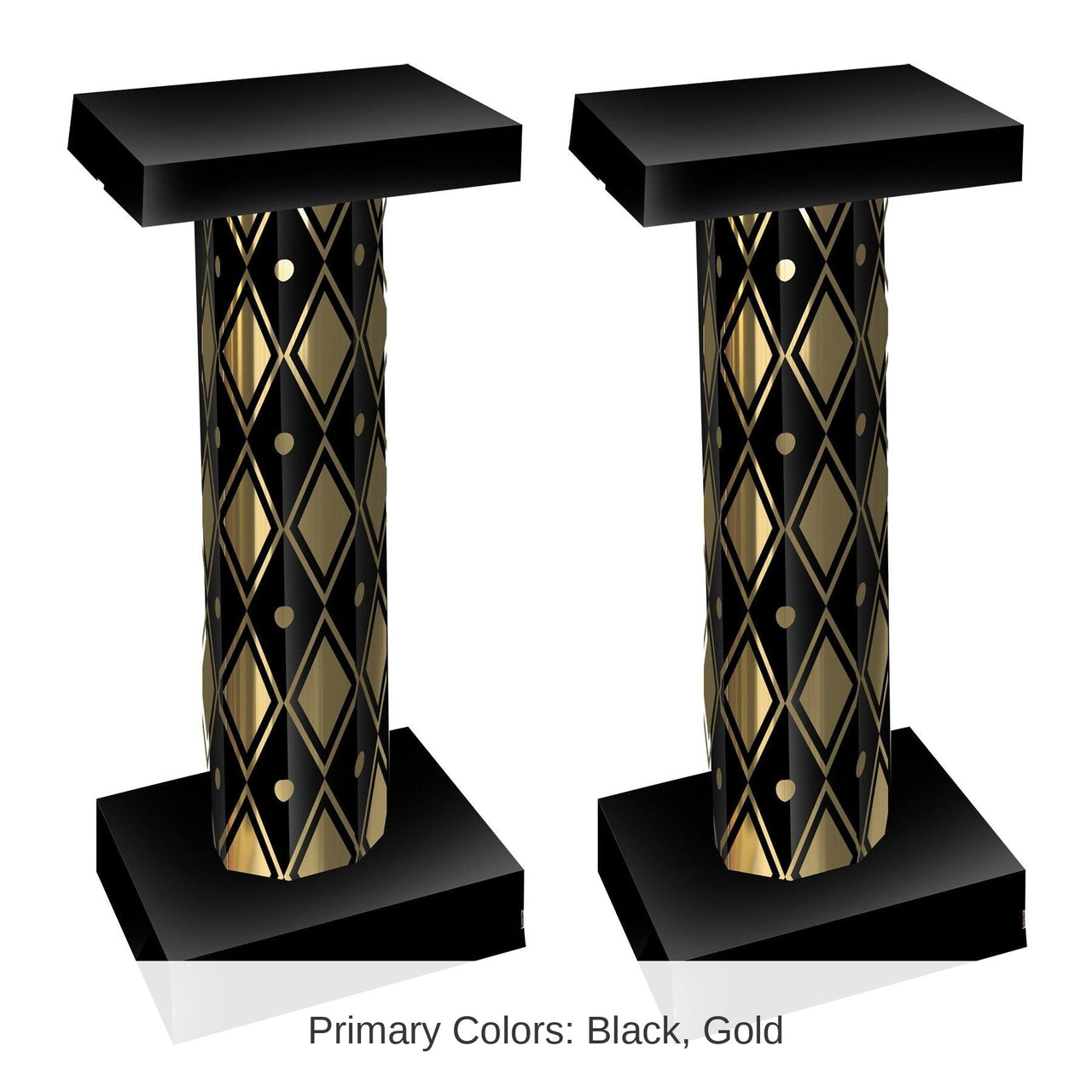 2 Pack Bulk Masquerade 3-D Short Column Props
