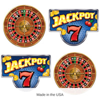 Casino Hang Roulette Wheels & Jackpot Signs