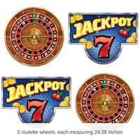 Casino Hang Roulette Wheels & Jackpot Signs