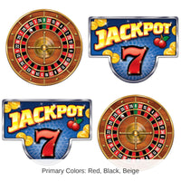 Casino Hang Roulette Wheels & Jackpot Signs