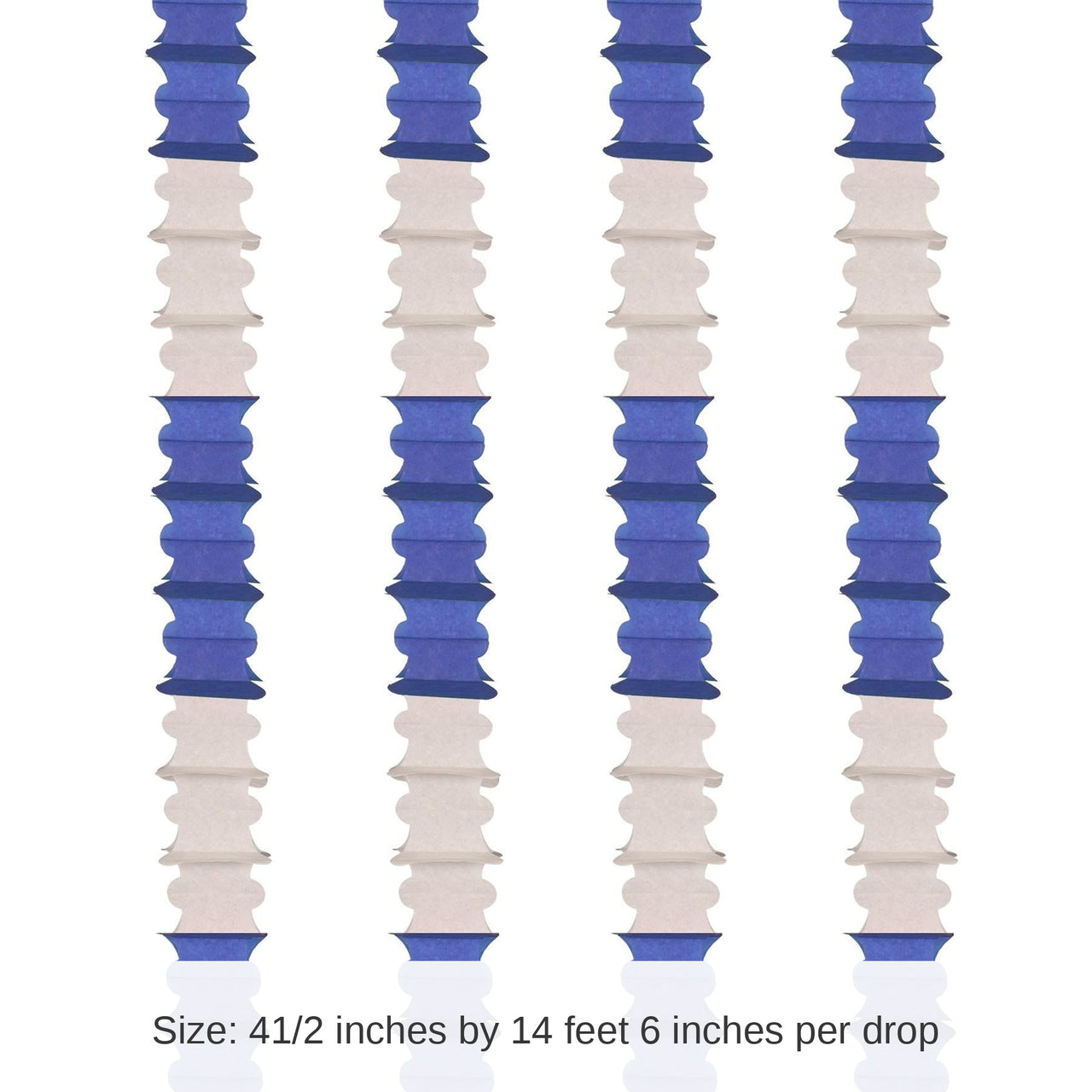 48 Pack Bulk Ceiling Drops blue/white