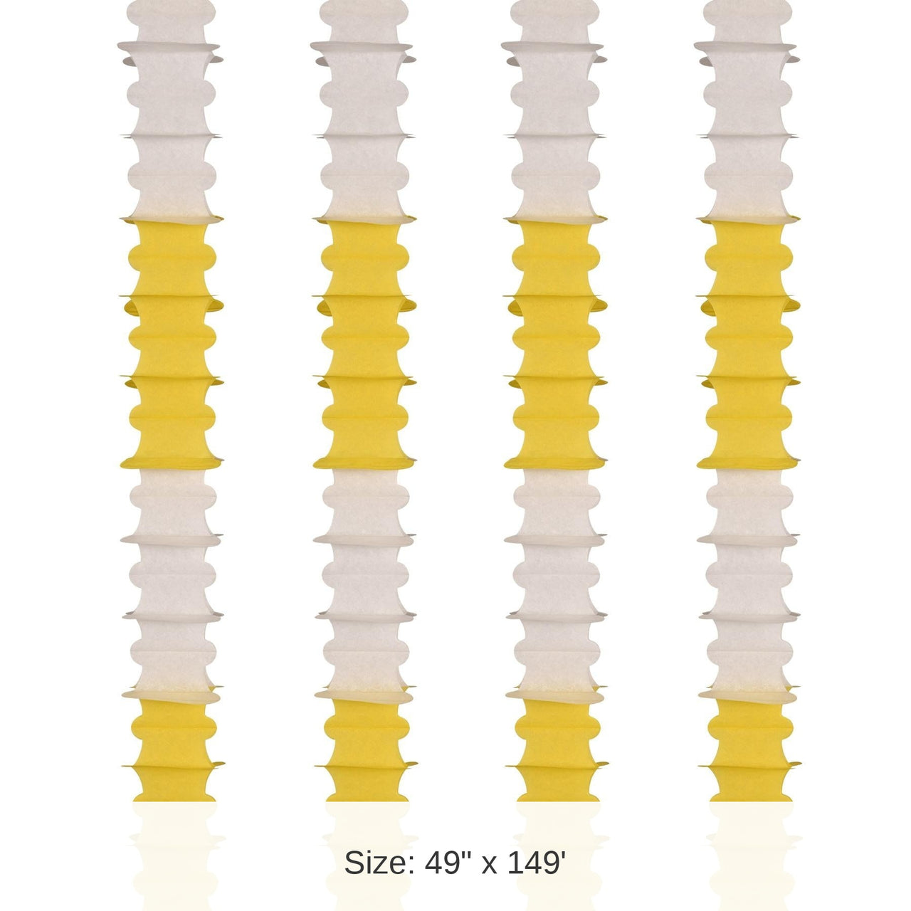 48 Pack Bulk Ceiling Drops canary/white