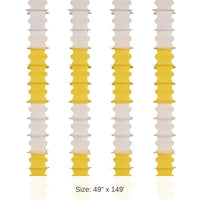 48 Pack Bulk Ceiling Drops canary/white