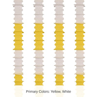 48 Pack Bulk Ceiling Drops canary/white