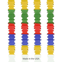 48 Pack Bulk Ceiling Drops green, red, blue, canary