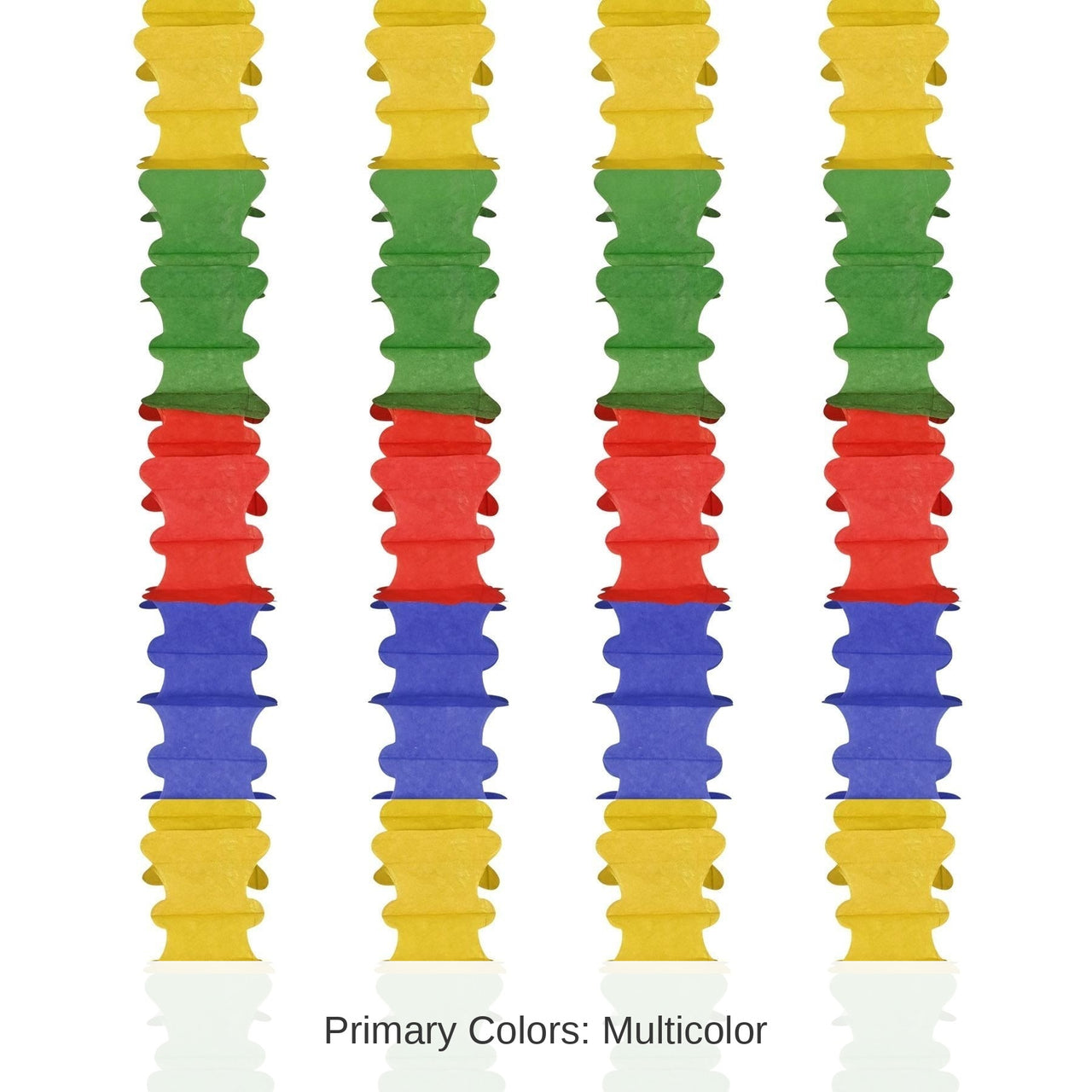 48 Pack Bulk Ceiling Drops green, red, blue, canary