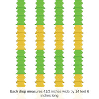 48 Pack Bulk Ceiling Drops light green/canary