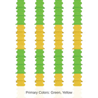 48 Pack Bulk Ceiling Drops light green/canary