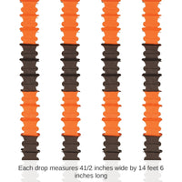 48 Pack Bulk Ceiling Drops orange/black
