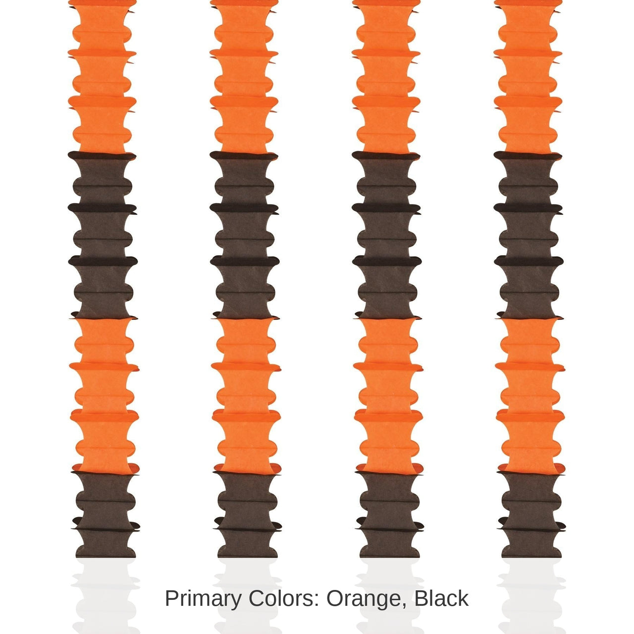 48 Pack Bulk Ceiling Drops orange/black